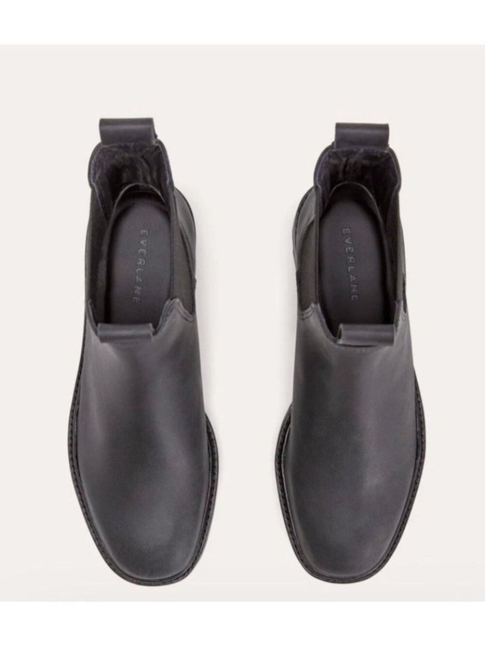 Everlane $238 The Lug Chelsea Boot Women Leather Ankle Chunky Sole Black Size 7M - Picture 4 of 14
